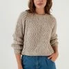 LELA Regular Fit - Trui - Stone -LELA Winkel 7cb3afb3e78f4a04839f2c1f9c29c9d7