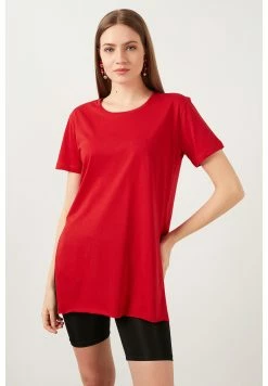 LELA Slim Fit - T-Shirt Basic - Red