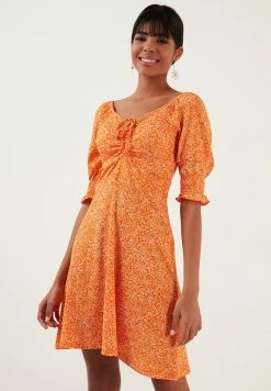 LELA Jurk - Orange -LELA Winkel 7d08a31612394734914901dac2be86b8
