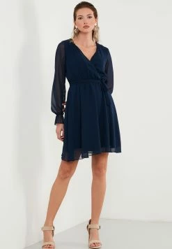 LELA Mini- Jurk - Navy Blue -LELA Winkel 7d10a19a20094256a18317e0bbb778f7