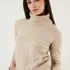 LELA Regular Fit - Trui - Beige -LELA Winkel 7d733647ece44231a7787eaa74f462b5