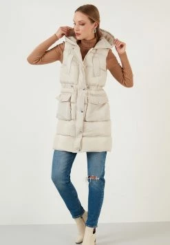 LELA Regular Fit - Bodywarmer - Stone 10 LELA Regular Fit - Bodywarmer - Stone -LELA Winkel 7e768c7b81fe433c936483606d58bffc