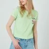 LELA Regular Fit- T-Shirt Print - Green -LELA Winkel 802b84e9075a44489a4156eb4893127c