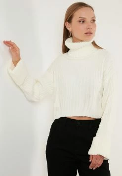 LELA Loose Fit - Trui - Ecru -LELA Winkel 806d37573b064860a49f06bf475f8ead