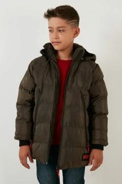 LELA Regular Fit - Winterjas - Khaki -LELA Winkel 82ef10d7d4264111b357b6d69b606218