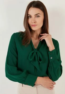 LELA Regular Fit - Blouse - Emerald Green -LELA Winkel 831204026d594a36b5da53920fe9320d