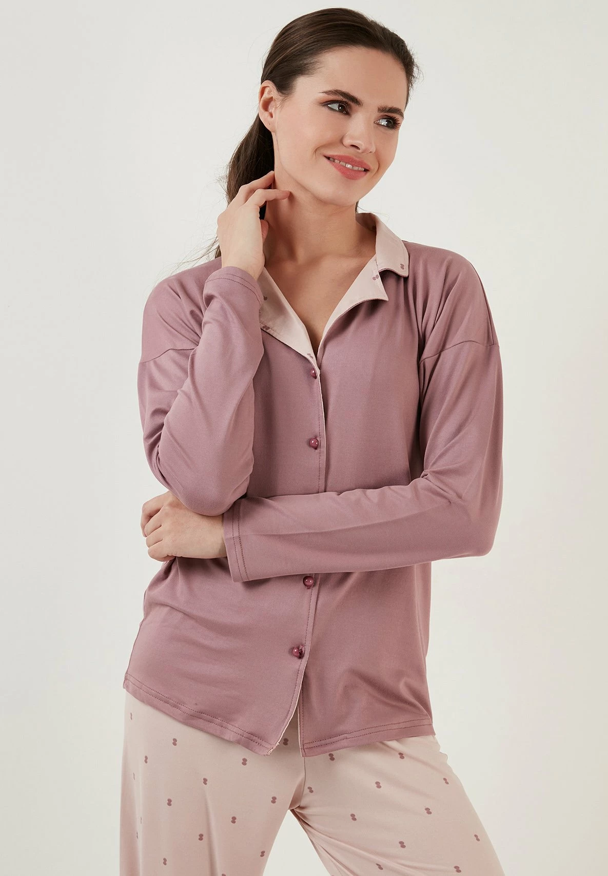 LELA Soft Touch - Pyjama - Powder Pink 6 LELA Soft Touch - Pyjama - Powder Pink - Afbeelding 4