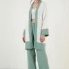 LELA Two Piece Set - Regular Fit - Halflange Jas - Mint