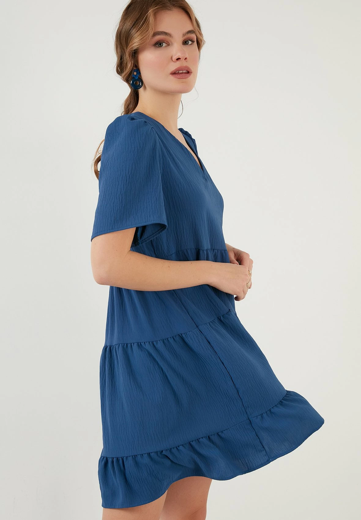 LELA Loose Fit - Jurk - Indigo 4 LELA Loose Fit - Jurk - Indigo - Afbeelding 2