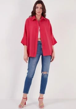 LELA Overhemd - Dark Fuchsia -LELA Winkel 877bd5e5fe384cecbaafd83a3ba1161b