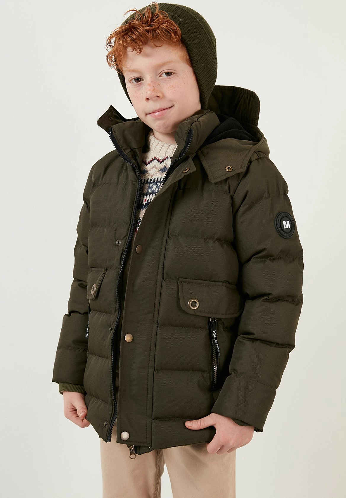 LELA Plush Hooded - Winterjas - Brown 7 LELA Plush Hooded - Winterjas - Brown - Afbeelding 5