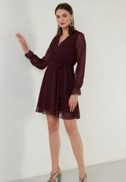 LELA Mini- Jurk - Purple -LELA Winkel 89518ee969f44ebfb4428b300136144f