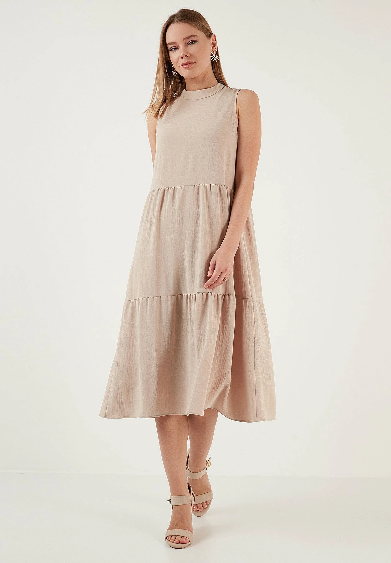 LELA Regular Fit - Jurk - Stone 3 LELA Regular Fit - Jurk - Stone