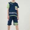 LELA Regular Fit T-Shirt And Shorts - Trainingspak - Dark Blue/Light Green 2 LELA Regular Fit T-Shirt And Shorts - Trainingspak - Dark Blue/Light Green -LELA Winkel 8b273c2036a54210b6796d9ed8d0a70e