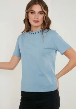 LELA Regular Fit - T-Shirt Print - Baby Blue -LELA Winkel 8dbde2c535f04560b944d6b99d5ef278