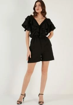 LELA Regular Fit - Jumpsuit - Black -LELA Winkel 8de4bf5776f84d86b91e5b78d8bfa333