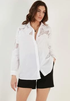 LELA Regular Fit - Overhemdblouse - White -LELA Winkel 8e9a8ed80d614bcbaf0f8b68ec951ec0
