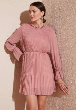 LELA Regular Fit - Jurk - Powder Pink -LELA Winkel 8f6f86b5e9ff4674990e0dd7ed170bc6