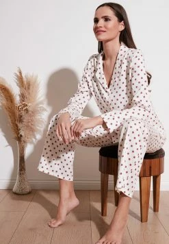 LELA Regular Fit - Pyjama - Ecru -LELA Winkel 8f77e13db12c494692265fd61a22c13d