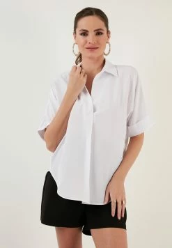 LELA Loose Fit - Blouse - White -LELA Winkel 90254ec0868f4944b75201e2d8e76c3d