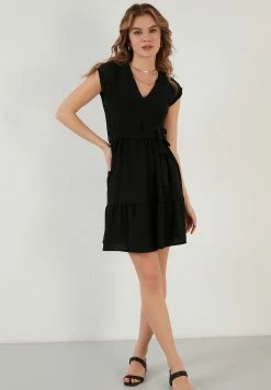 LELA Regular Fit - Jurk - Black -LELA Winkel 907cee18981a4158b2149873105239bf