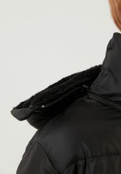 LELA Removable Hooded Inflatable - Winterjas - Black-Stone Color-Black -LELA Winkel 90a37714c2ec4ece867d18071071922c