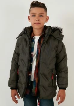 LELA Regular Fit - Winterjas - Dark Khaki -LELA Winkel 90ae98c11a5b42d5b54c76b7d2d7d752