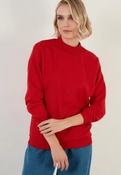 LELA Regular Fit - Sweater - Red -LELA Winkel 91e863e85d0e4f23811c233c2e56bd89