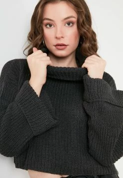 LELA Regular Fit - Trui - Anthracite -LELA Winkel 9217bde02f0c44bbb1e1169647a2a540