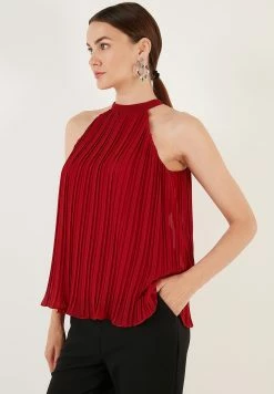 LELA Regular Fit - Blouse - Red -LELA Winkel 92b1622c465c4483acff838632144394