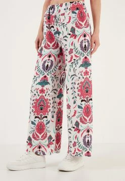 LELA Broek - White/Fuchsia -LELA Winkel 92c5b90b0c804bf1b465f764c24ca936