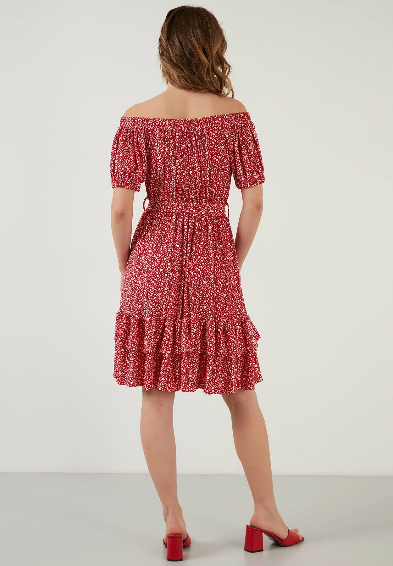 LELA Regular Fit - Jurk - Red 7 LELA Regular Fit - Jurk - Red - Afbeelding 5