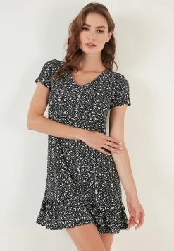 LELA Mini- Jurk - Black -LELA Winkel 93664d0362244bba9d19e1b5f6df168b