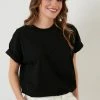 LELA Crew Neck- T-Shirt Basic - Black 2 LELA Crew Neck- T-Shirt Basic - Black -LELA Winkel 9425ea5d480d41a28cdd352f367d7ba6