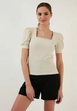 LELA Slim Fit - Blouse - Stone