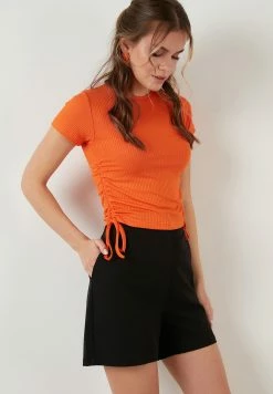 LELA Slim Fit - Blouse - Orange Color