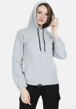 LELA Slim Fit - Hoodie - Grey -LELA Winkel 9706617082384e4db4bdceb3bb16ad69