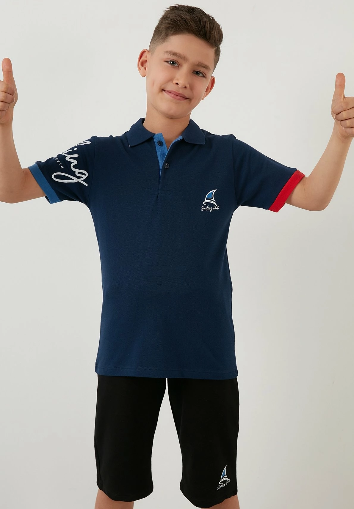 LELA Regular Fit - Shorts - Navy Blue 3 LELA Regular Fit - Shorts - Navy Blue