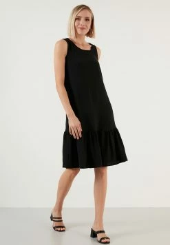 LELA Regular Fit- Jurk - Black -LELA Winkel 9959e9cbe07d410d955b52cb8e35796f