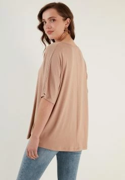 LELA Loose Fit - Blouse - Biscuit -LELA Winkel 997a8f0637dc4c8780edbe24721f4fc8