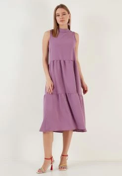 LELA Regular Fit - Jurk - Lilac