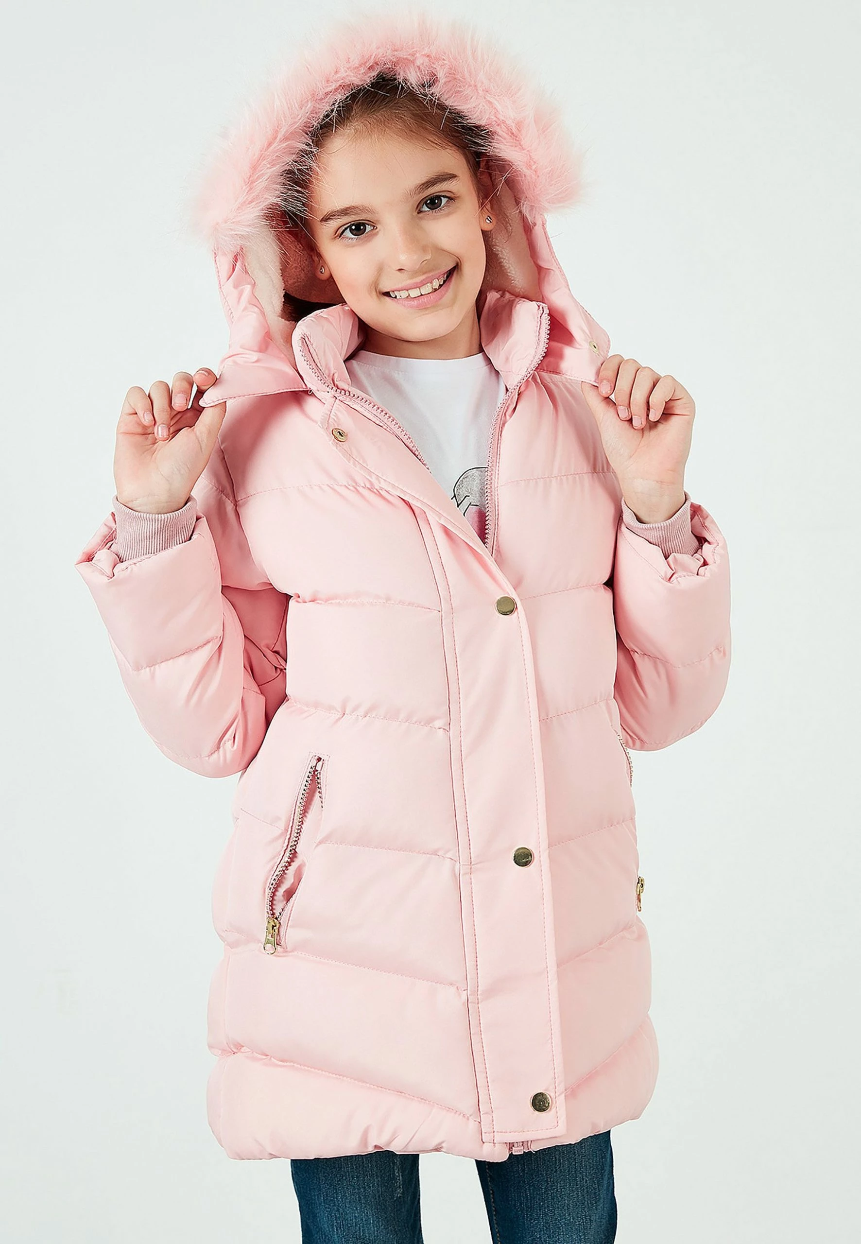 LELA Winterjas - Pink 3 LELA Winterjas - Pink