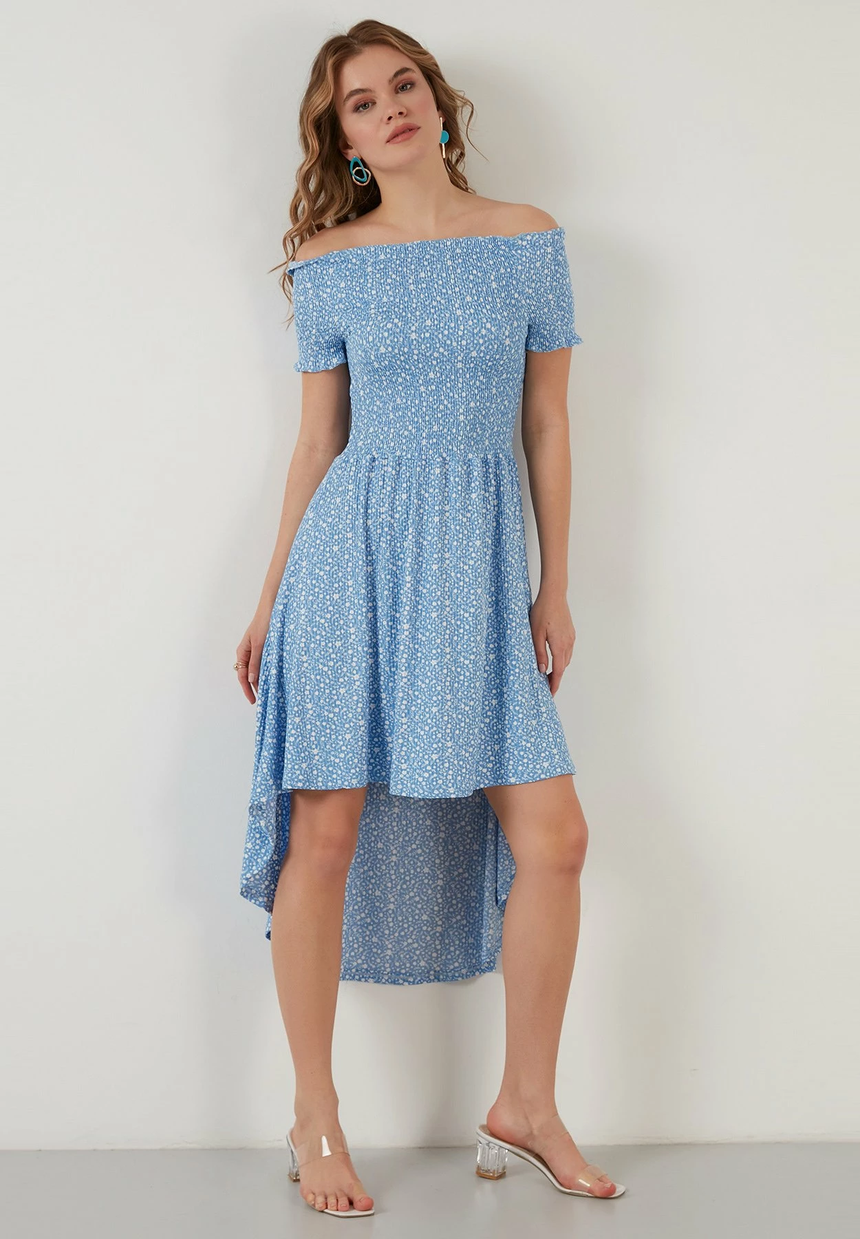 LELA Regular Fit - Jurk - Baby Blue 6 LELA Regular Fit - Jurk - Baby Blue - Afbeelding 4