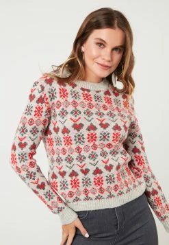 LELA Regular Fit - Trui - Light Grey -LELA Winkel 9a8a3ed2ff1249c3bf01c00ea9755dc0