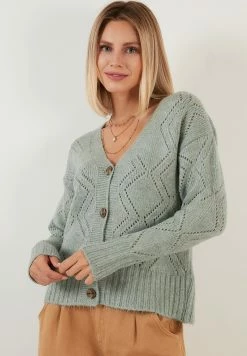 LELA Regular Fit - Vest - Almond Green -LELA Winkel 9b34c956f03545258d856e63628f94cc