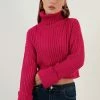 LELA Loose Fit - Trui - Fuchsia -LELA Winkel 9ee0c82957d641fd8365e1a7e6f843e0