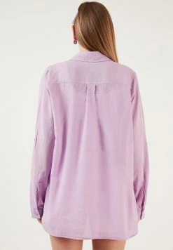 LELA Loose Fit - Overhemdblouse - Lilac -LELA Winkel 9fcdd27cc2794109a1facc21e5693d17