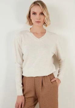 LELA Regular Fit - Trui - Ecru -LELA Winkel a0afdda6e5964edbadf7ad1e8e09bfc7