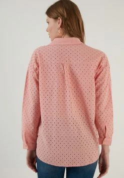 LELA Regular Fit - Overhemdblouse - Pink -LELA Winkel a144239db9134b0293d6bffcc9b889d0