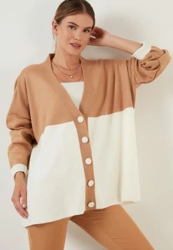 LELA Vest - Ecru Camel -LELA Winkel a21c4595a22745d78afb9771cadfd770